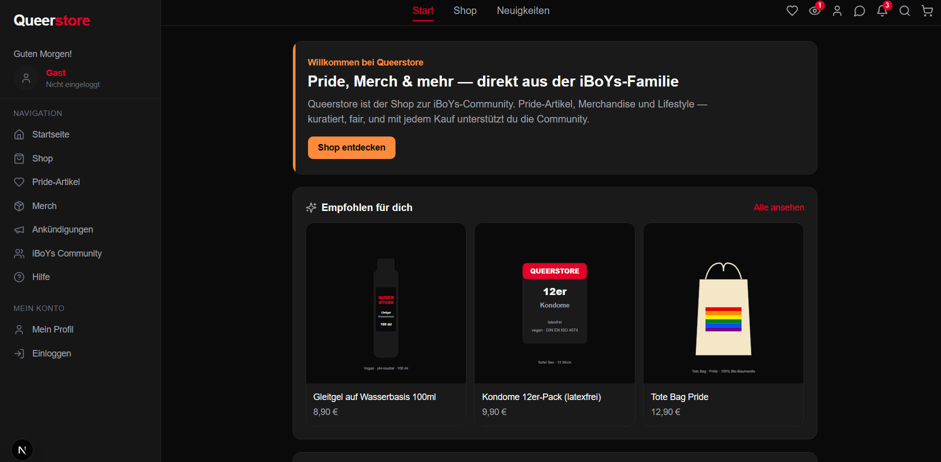 Queerstore Vorschau
