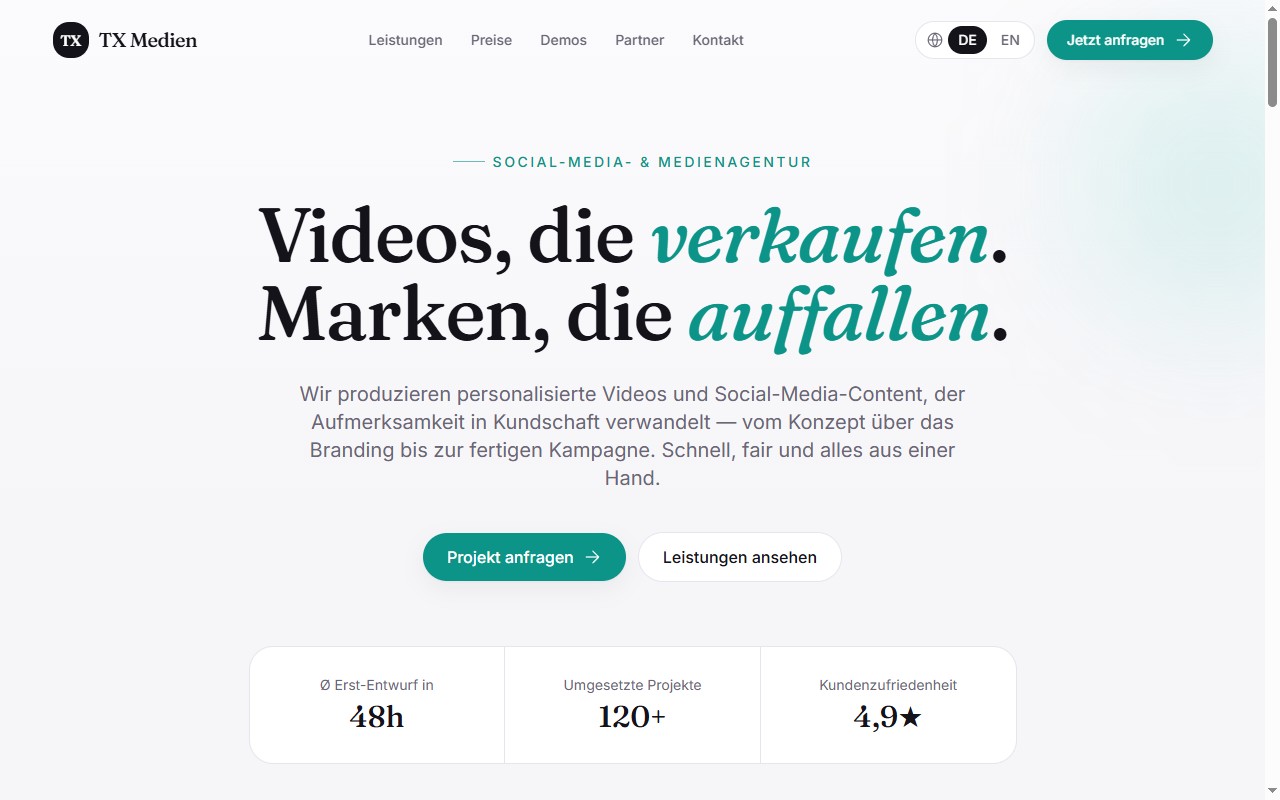TX Medien Vorschau