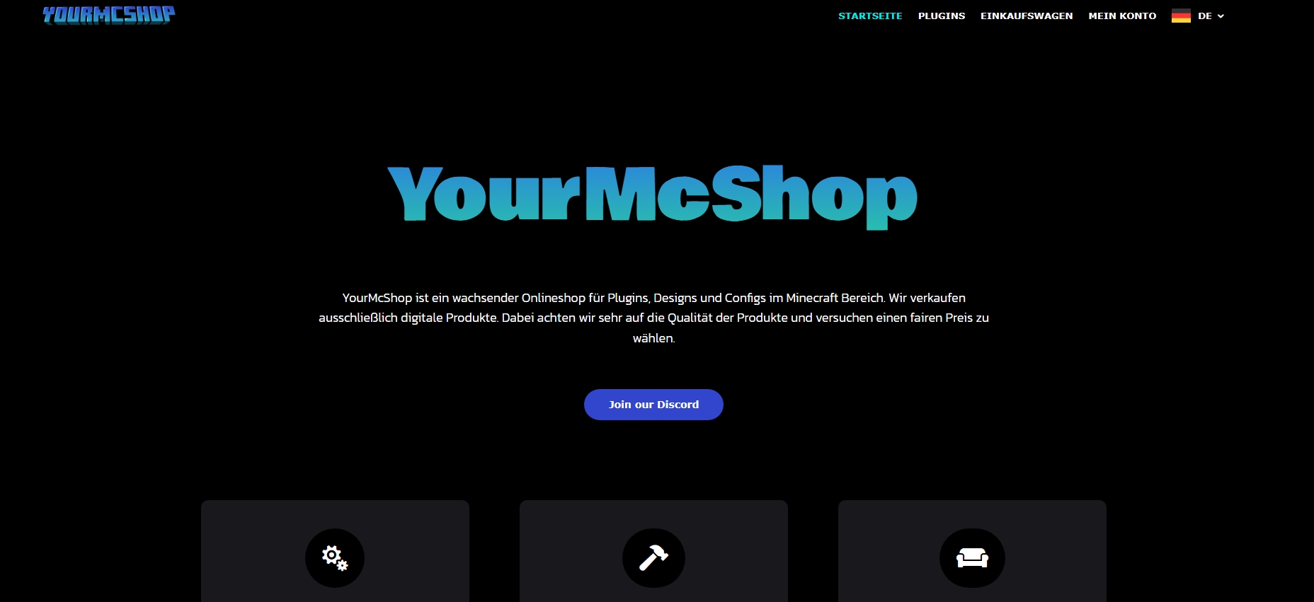 YourMcShop / minecraft-marktplatz